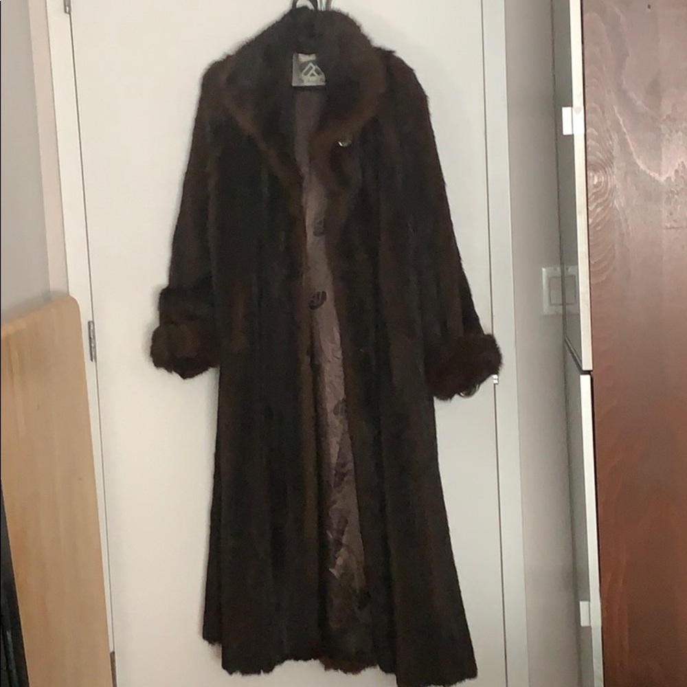 Fur coat from marmots